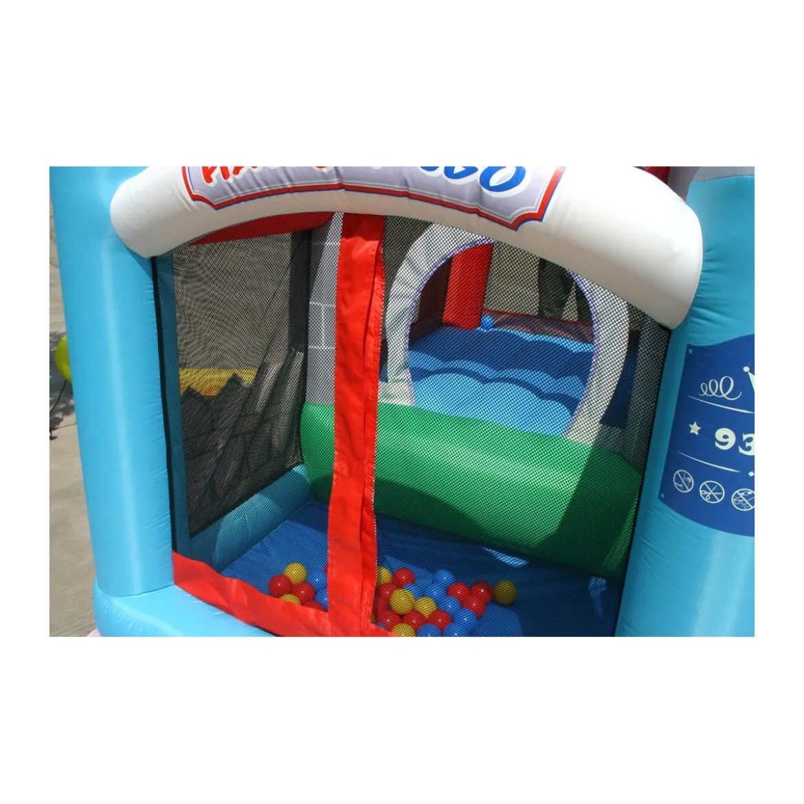 Castello Gonfiabile Scivolo Bambini Vasca Palline Saltarello Feste Compleanno