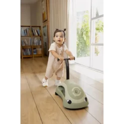 Cavalcabile per Bambini Girello Ride On 100% Ecologico Verde 20 kg