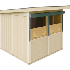 Chiosco in Legno Grezzo 2x2 m a Pannelli LP SmartSide Mercatini Fiere