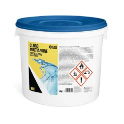 Cloro Piscina 5 kg Pastiglie 200g Disinfezione Antialga Chiarificante