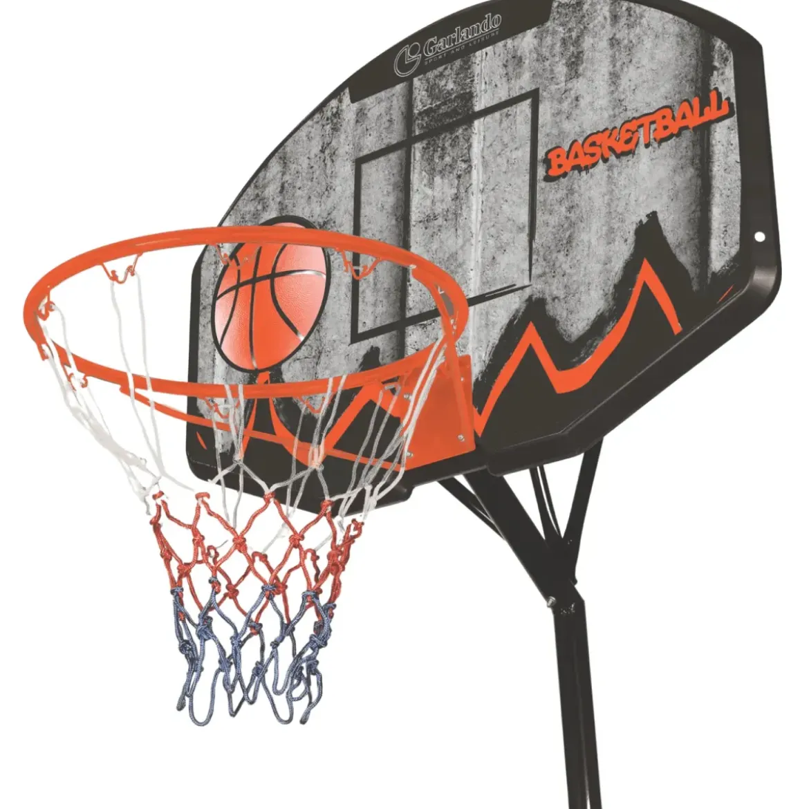 Colonna Basket con Canestro Altezza Regolabile 190-260 Base Zavorra