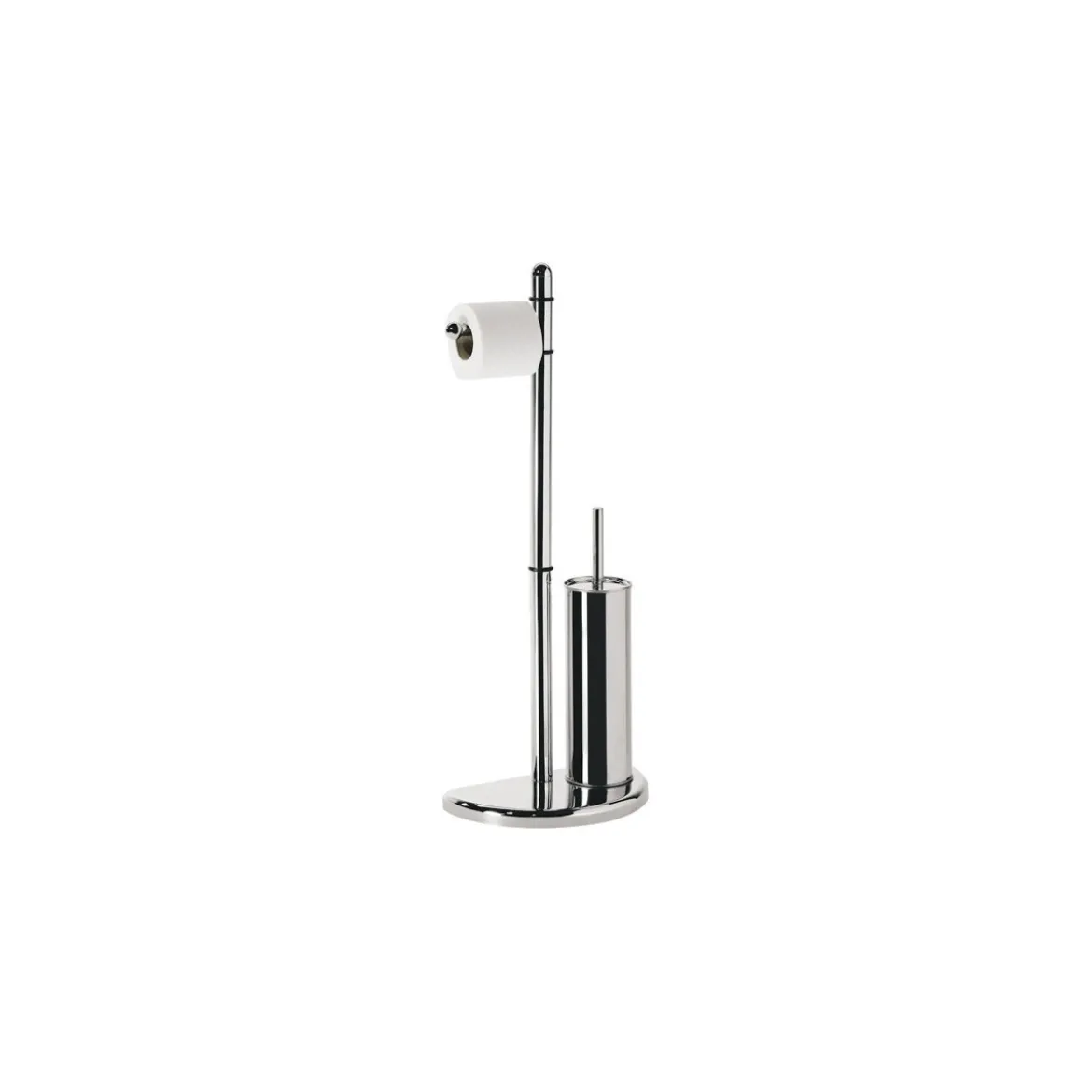 Colonna Porta Carta Rotolo Igienica Scopino Piantana Water Bagno Salvaspazio Wc