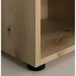 Comodino 1 Cassetto Rovere Artisan per Camera da Letto con Vano