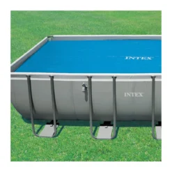 Copri Piscina Telo Termico 488x244 Rettangolare Copertura Intex Frame Solare