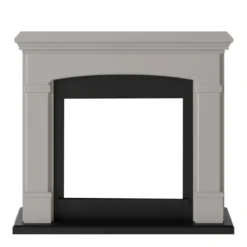 Cornice per Finto Camino Elettrico in Legno Decorativa Tagu Helmi Beige