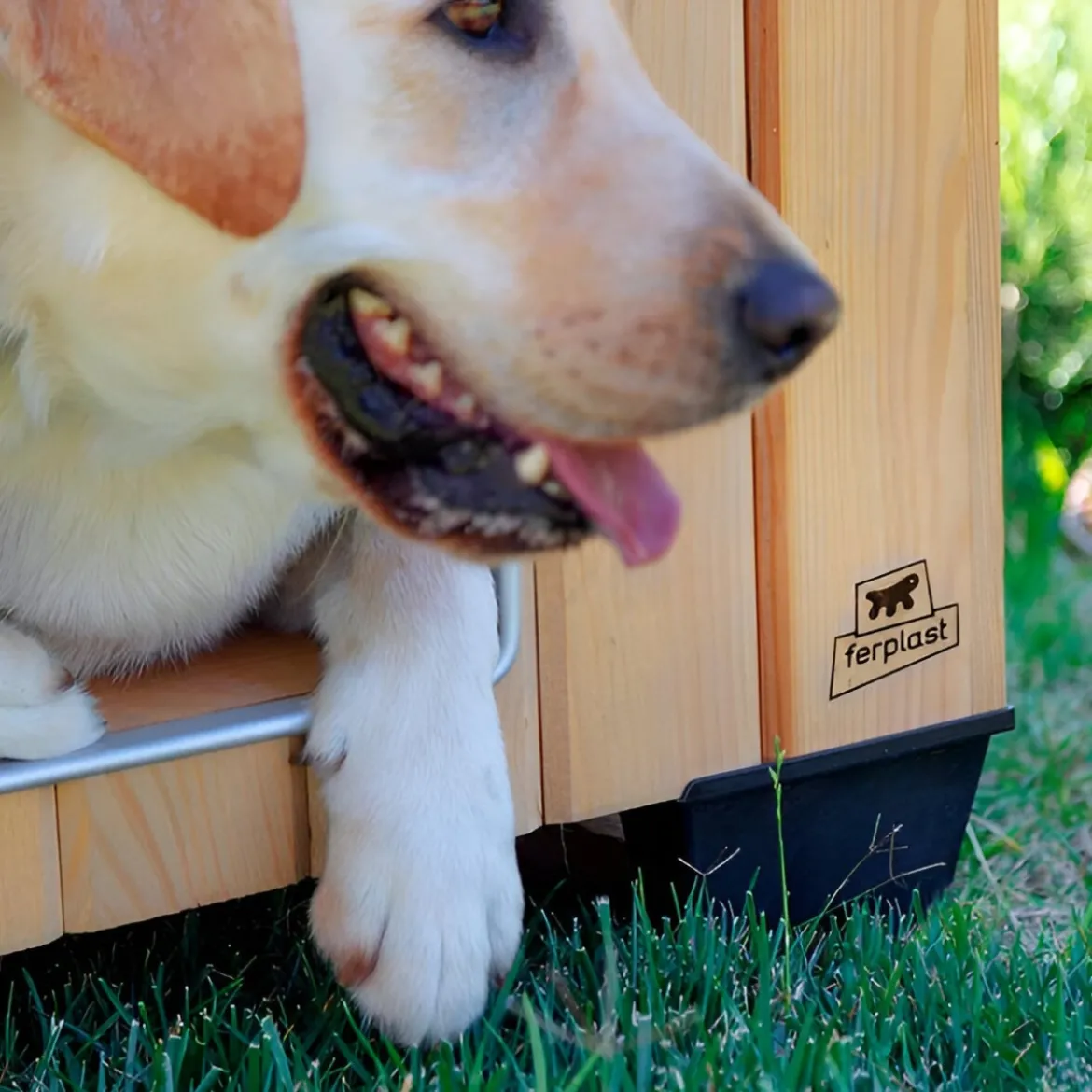 Cuccia per Cani in Legno Grande 89,5x111,5x90 da Esterno