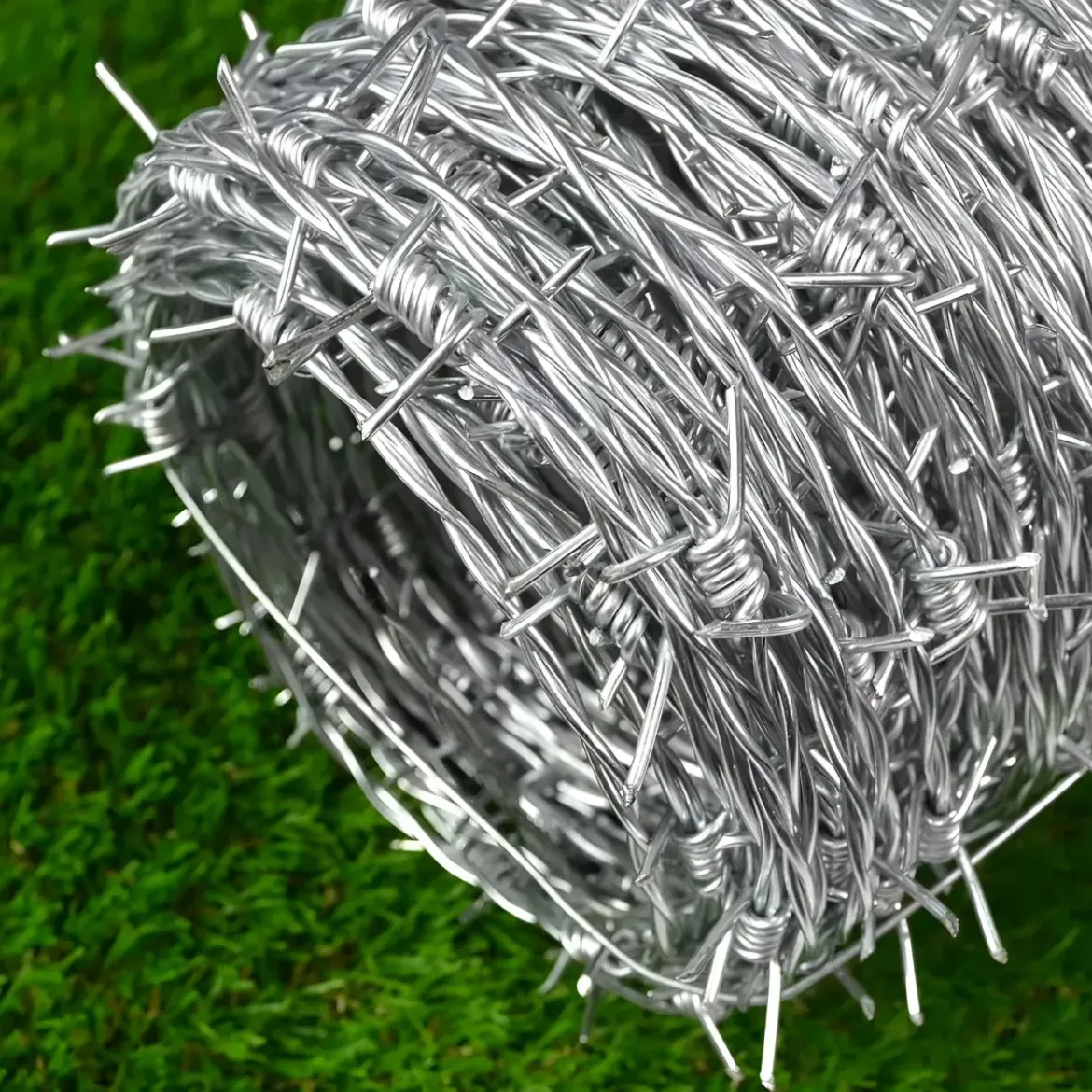Filo Spinato Acciaio Zincato 100 Metri 1,7 mm per Recinzione Rete