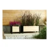 Fioriera in Legno da Giardino Terrazzo Rettangolare Vaso 78x36