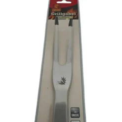 Forchettone Barbecue Acciaio Inox Manico Antiscivolo Utensile Griglia