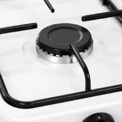 Fornello a Gas GPL 4 Fuochi Portatile 6,2 kW con Coperchio da Esterno