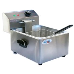 Friggitrice Acciaio Inox Capacità 5,5L Professionale 2560 W Catering