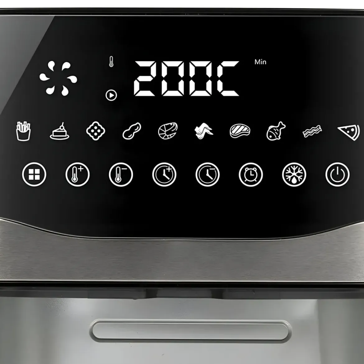 Friggitrice ad Aria Girmi 9L 2200W Digitale 10 Programmi Nero