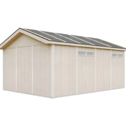 Garage in Legno 354x486 cm Box Auto Moto 17 m2 Pannelli LP SmartSide