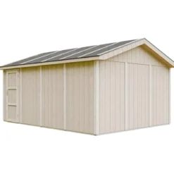 Garage in Legno 354x486 cm Box Auto Moto 17 m2 Miele a Pannelli