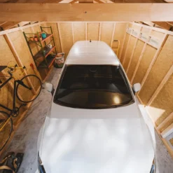 Garage in Legno 3x6 Miele Box Auto Attrezzi Esterno 21 m2 a Pannelli