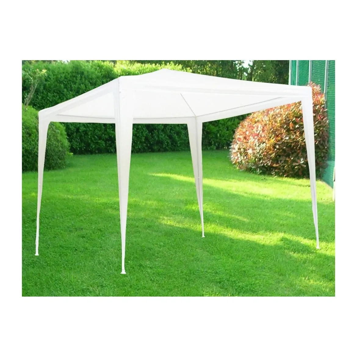 Gazebo Bianco 3x2 metri in Acciaio da Giardino