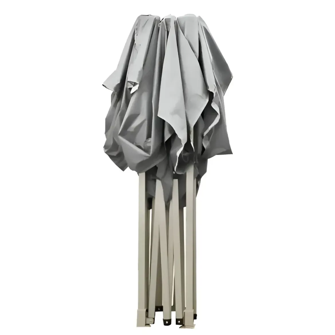 Gazebo da Giardino 3x4,5 a Fisarmonica Impermeabile Bianco con Sacca