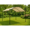 Gazebo da Giardino 3x4 m Ecrù Struttura in Acciaio Rettangolare