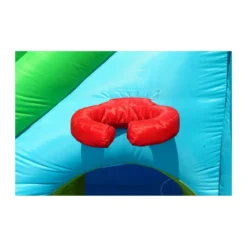 Giochi Gonfiabile Acquatico Bambini Coccodrillo Scivolo Canestro Spruzzi Acqua