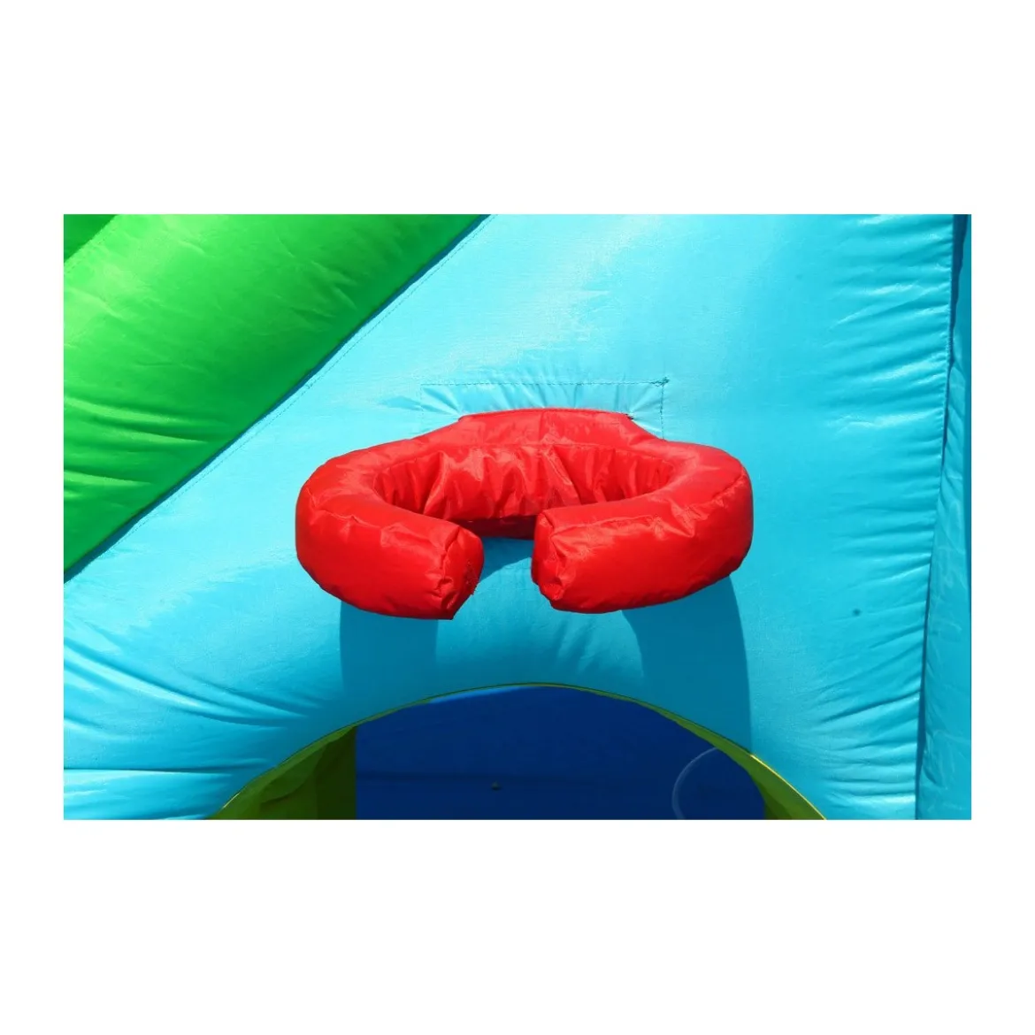 Giochi Gonfiabile Acquatico Bambini Coccodrillo Scivolo Canestro Spruzzi Acqua