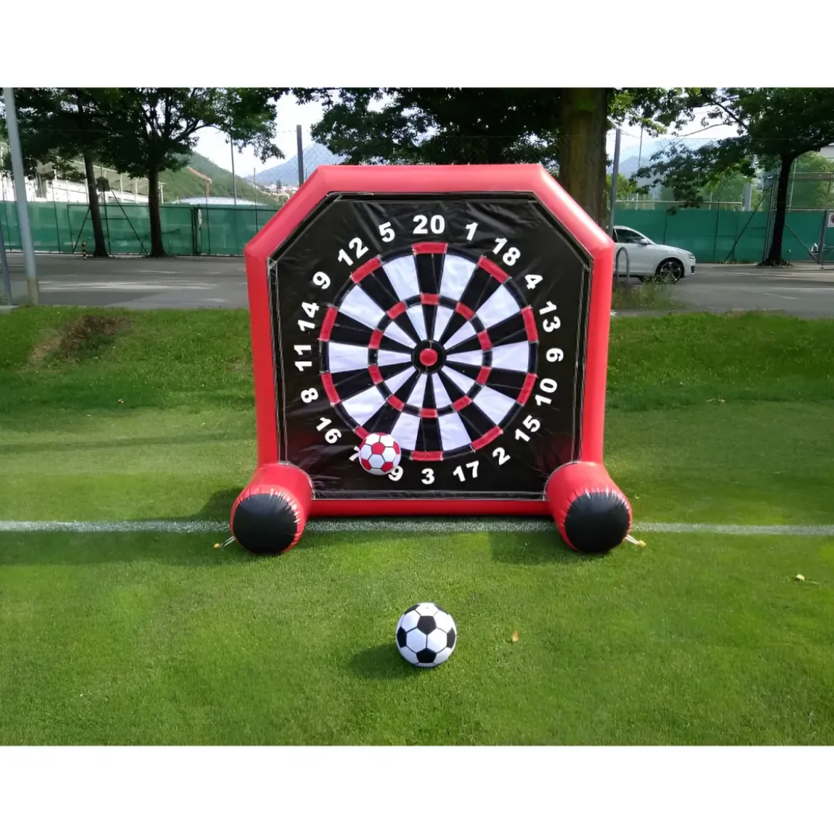Gonfiabile Calcio Freccette Bersaglio per Bambini Uso Professionale