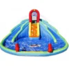 Gonfiabile per Bambini Acquatico Castello con Scivolo e Spruzzi Acqua