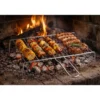Graticola 30x30 per Barbecue Camino Caminetto Griglia Cottura In Acciaio Cromato