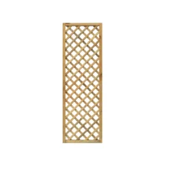 Grigliato Pannello 40x180 h cm Steccato in Legno da Terrazzo Giardino Rampicanti