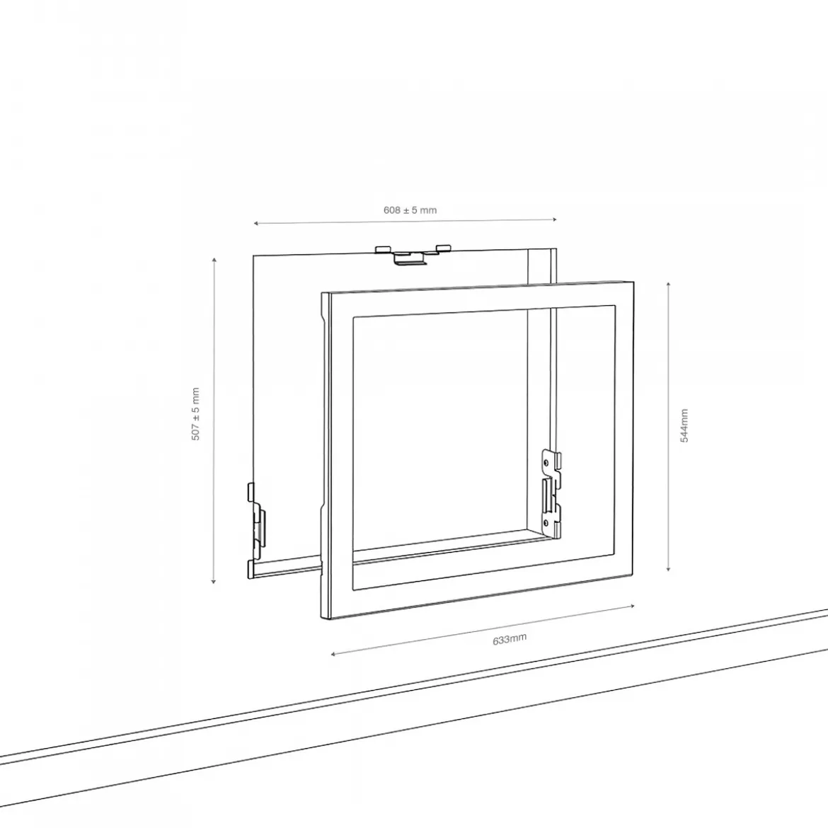 Inserto Camino Elettrico Tagu + Cornice da Incasso
