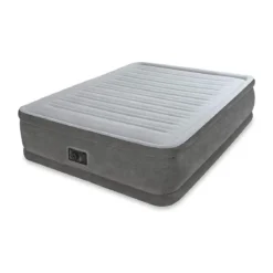 Intex Materasso Matrimoniale Floccato Letto con Pompa Materassino Gonfiabile