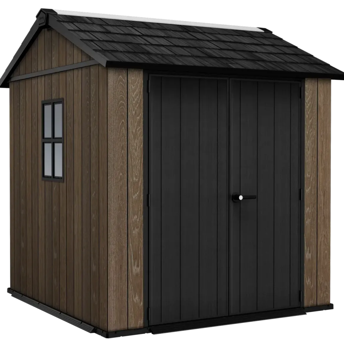 Keter Apex Casetta da Giardino in Resina Effetto Legno 230x224x246 cm