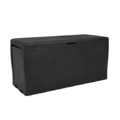 Keter Baule Cassapanca Contenitore con Seduta Effetto Rattan in Resina Giardino