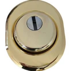 Kit Accessori Porta Blindata Ottone Lucido con Defender 55