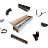 Kit E Grondaia Zincata Casette Legno Falde 350 e 390 cm con Accessori