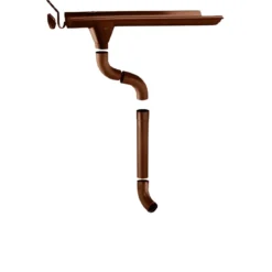Kit E Grondaia Zincata Casette Legno Falde 350 e 390 cm con Accessori
