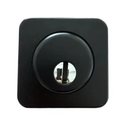 Kit Maniglia Porta Blindata Nero con Accessori Quadri Completo