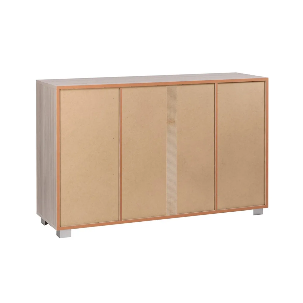 Kit Mobile Madia 2 Ante 4 Cassetti Olmo 140 Contenitore Buffet Credenza Salotto