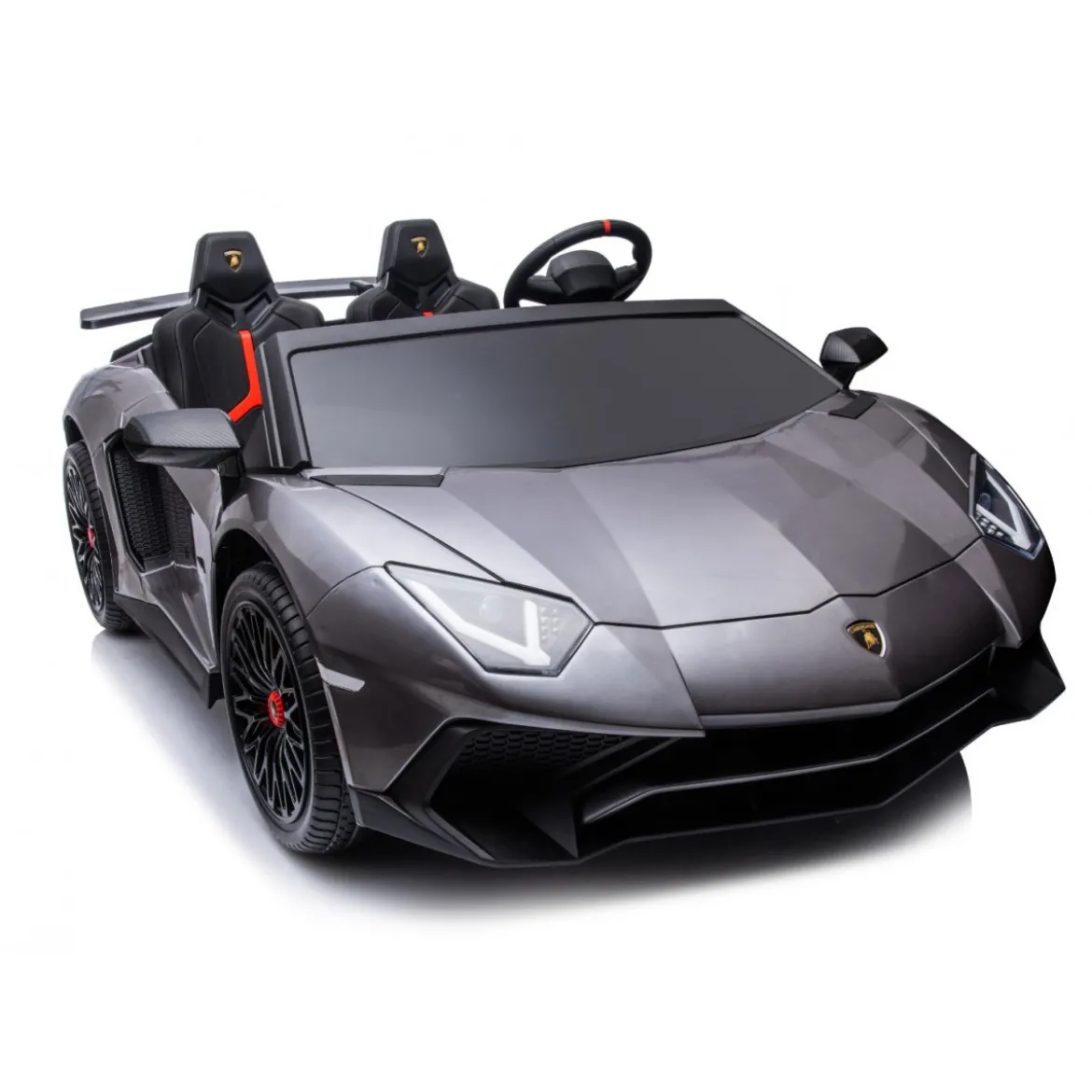 Lamborghini AVENTADOR SVJ BIG Full Grigio Macchina Elettrica per Bambini