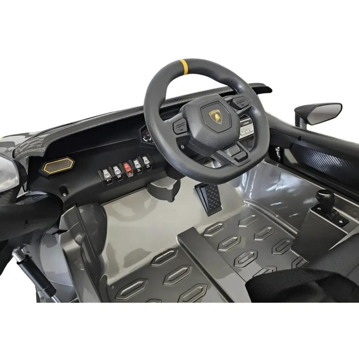 Lamborghini Grigia 12V Macchina Elettrica per Bambini
