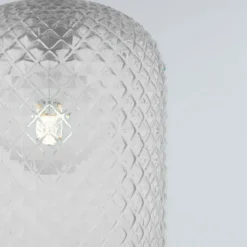 Lampadario da Soffitto Luce in Vetro a Sospensione Elegante da Interno
