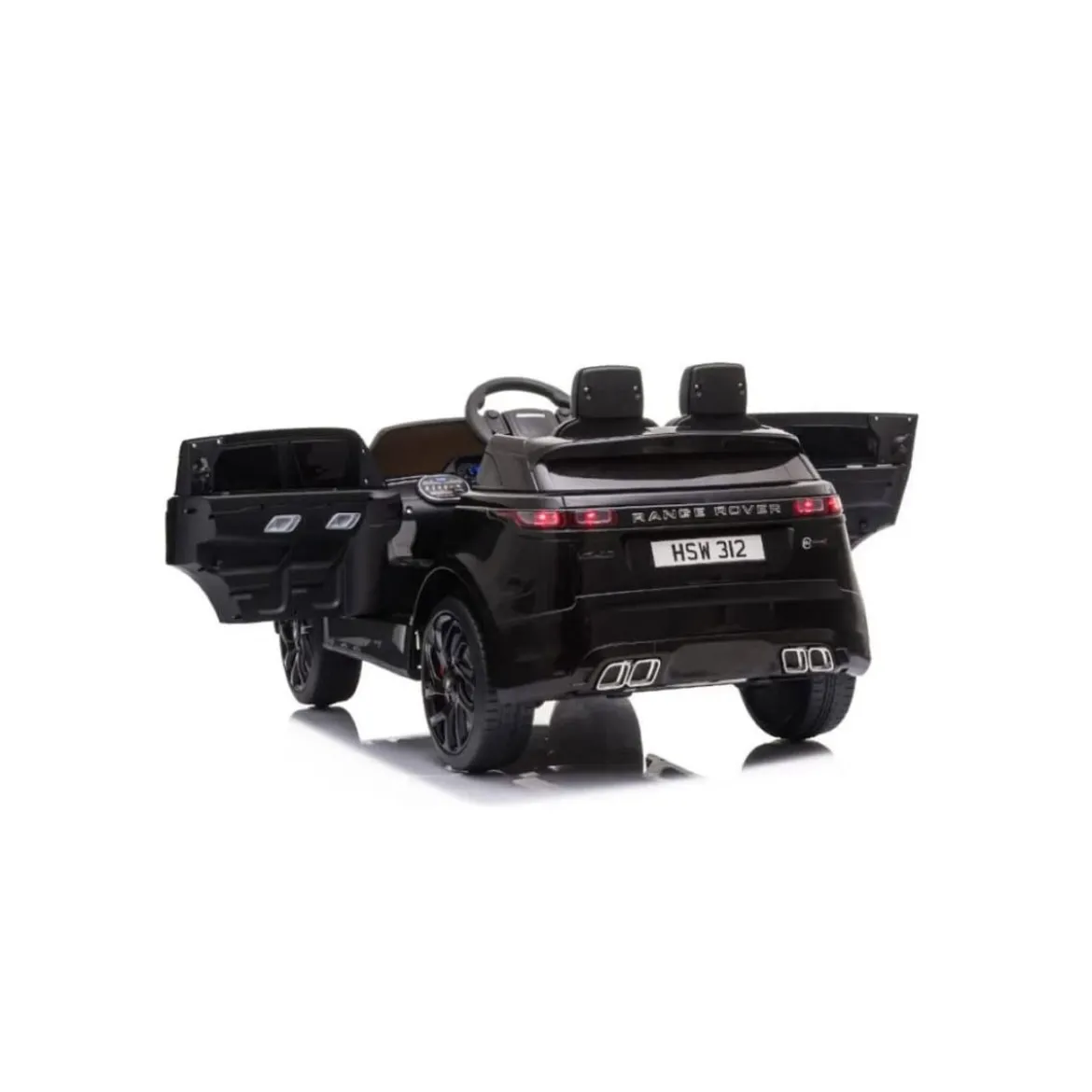Land Rover Velar Nero Macchina Elettrica a Batteria 12 V Telecomando