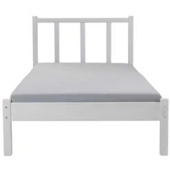 Letto Singolo da Cameretta 90x200 senza Doghe Bianco