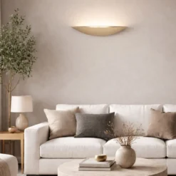 Luce da Parete Intec Lampada a Muro Applique in Foglia Oro da Interno