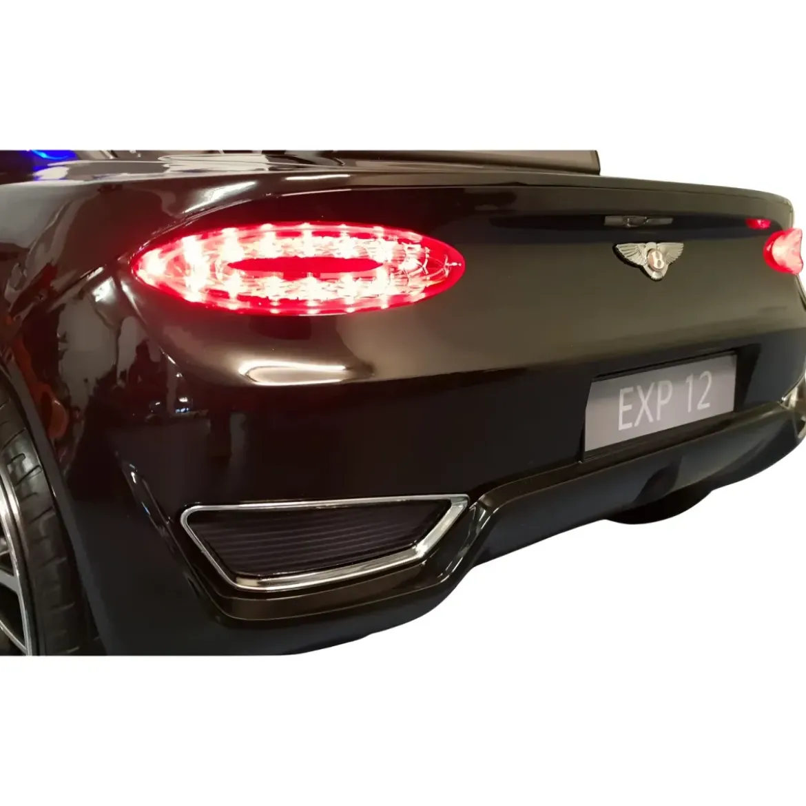 Macchina Bentley EXP Elettrica per Bambini Auto con Telecomando Nera