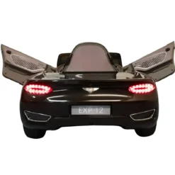 Macchina Bentley EXP Elettrica per Bambini Auto con Telecomando Nera