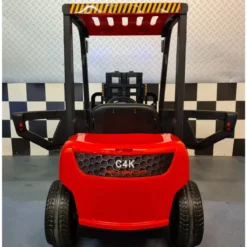 Macchina Elettrica Auto a Batteria con Elevatore per Bambini Rosso