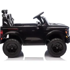 Macchina Elettrica Bambini 24V Ford Raptor Nero 2 Posti Sedile Ecopelle