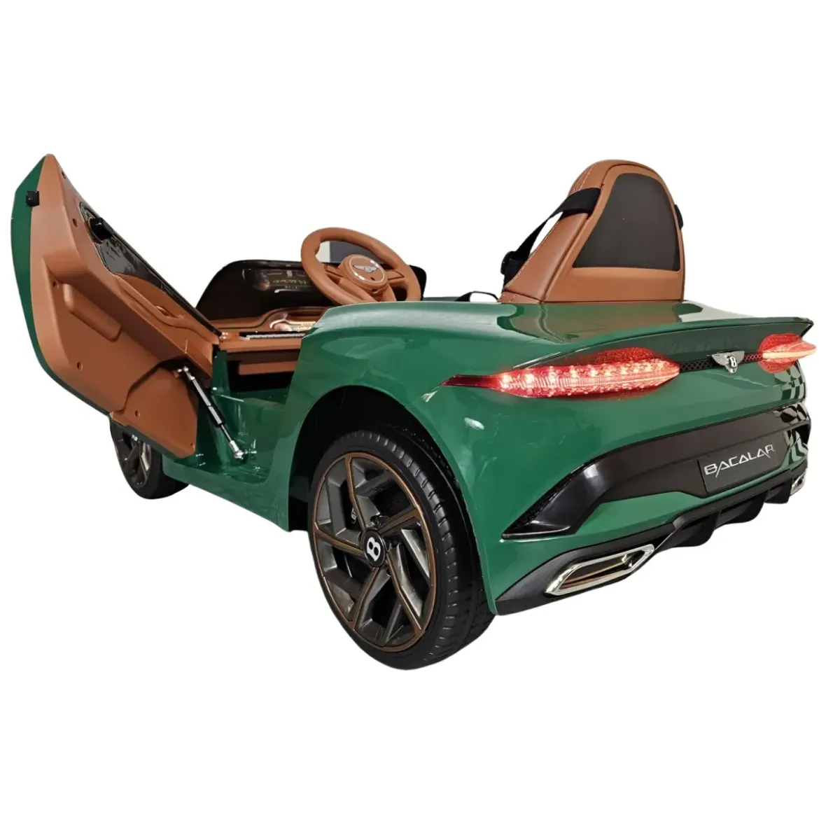 Macchina Elettrica per Bambini 12V Bentley Bacalar Verde Telecomando