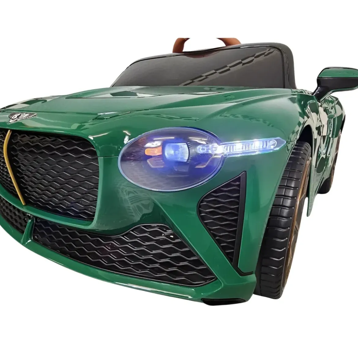 Macchina Elettrica per Bambini 12V Bentley Bacalar Verde Telecomando