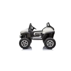 Macchina Elettrica per Bambini Mercedes Unimog Fuori Strada Bianco